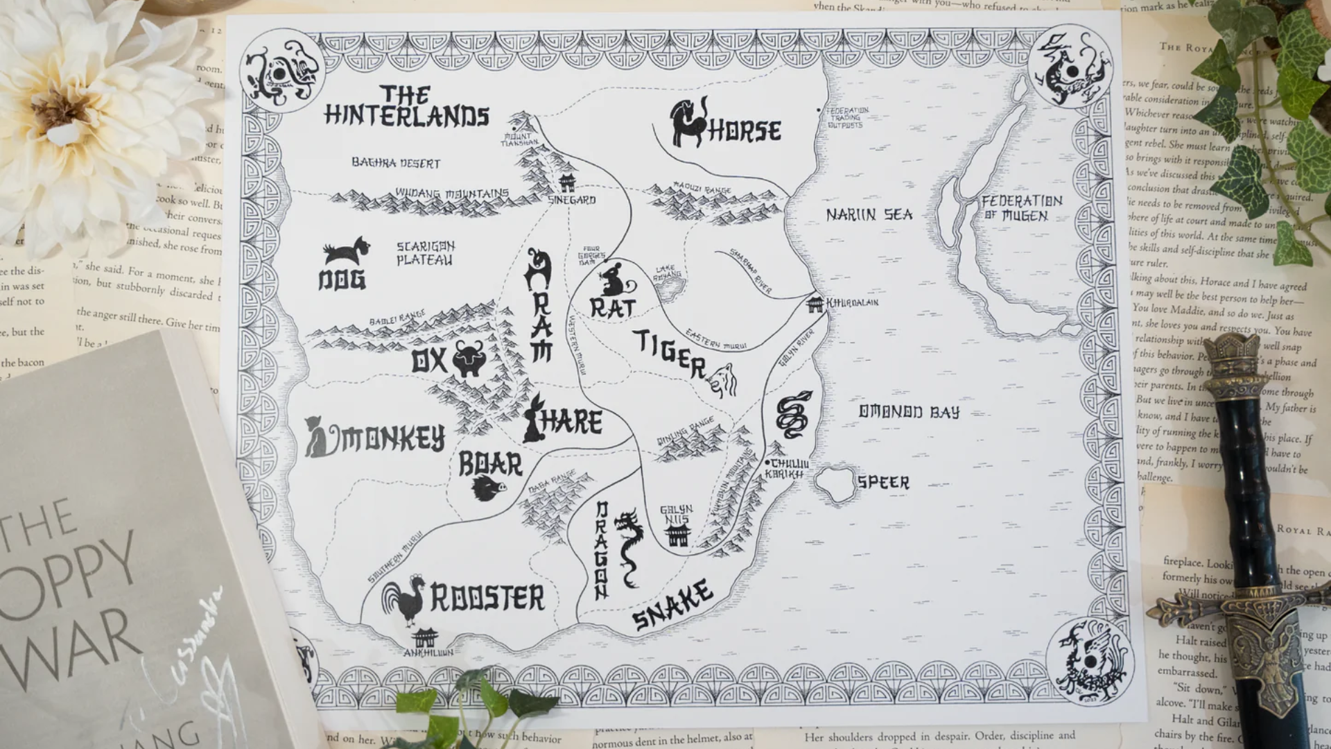 poppy war map